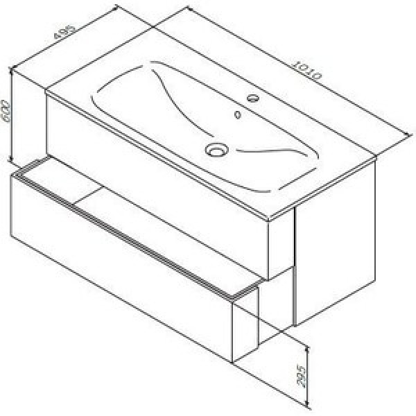 Раковина встраиваемая AM.PM Spirit 2.0 100х49 белый глянец (M70AWCC1002WG)