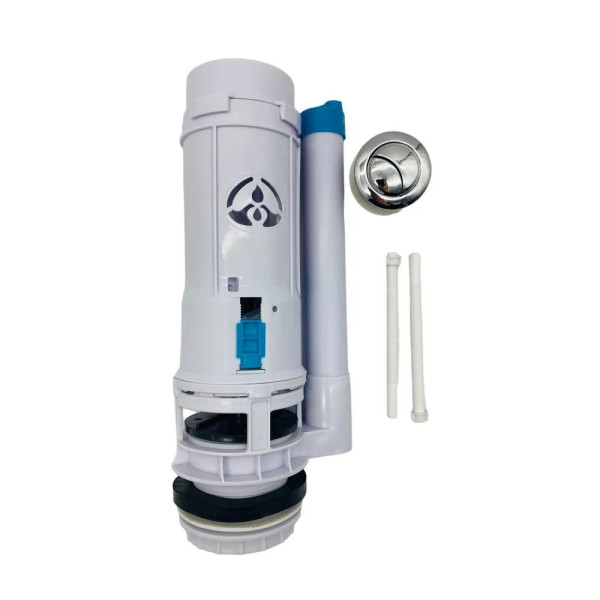 Арматура для смывного бачка Vieir 2-х кнопочная нижний подвод воды 63 мм без клапана (VRQ44)