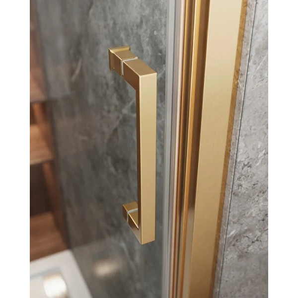 Душевая дверь Cezares Molveno 90x195 стекло прозрачное, профиль брашированное золото (MOLVENO-BF-3-90-C-BORO-IV) Душевая дверь Cezares Molveno 90x195 стекло прозрачное, профиль брашированное золото (MOLVENO-BF-3-90-C-BORO-IV)