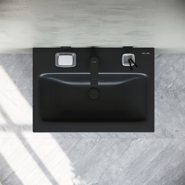 Раковина мебельная AM.PM Gem 60x42 черный матовый (M90WCC0602BM) Раковина мебельная AM.PM Gem 60x42 черный матовый (M90WCC0602BM)