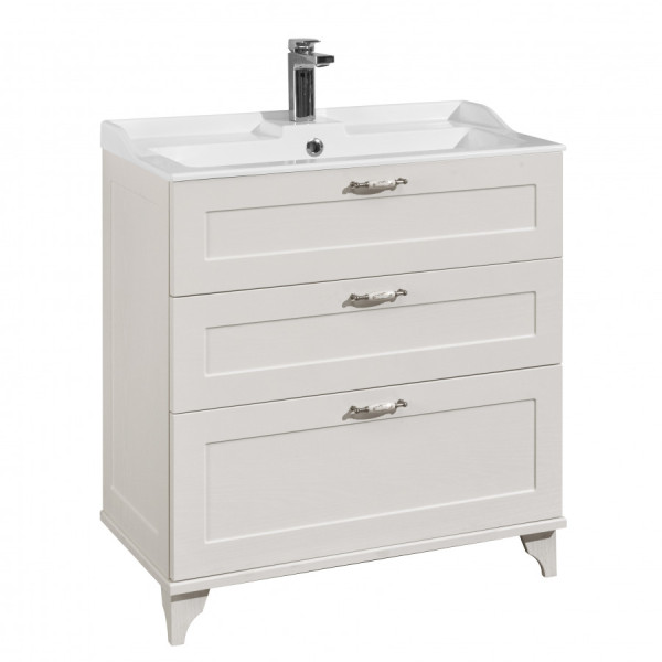 Тумба напольная Aquaton Леон 800x447x734 дуб белый (1.A187.8.01L.BPS.0) Тумба напольная Aquaton Леон 800x447x734 дуб белый (1.A187.8.01L.BPS.0)