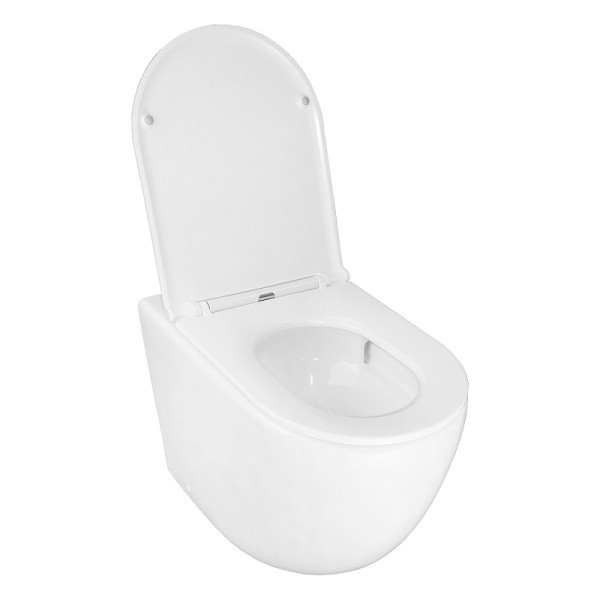 Унитаз напольный Azario Grado с сиденьем с микролифтом белый (AZ-2141D-UQ1)