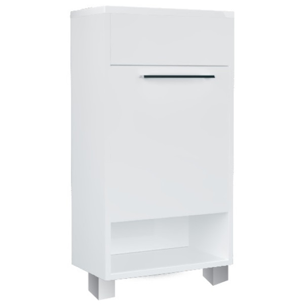 Тумба напольная 1Marka Lira 390*220*850 с раковиной, белый (У85920)