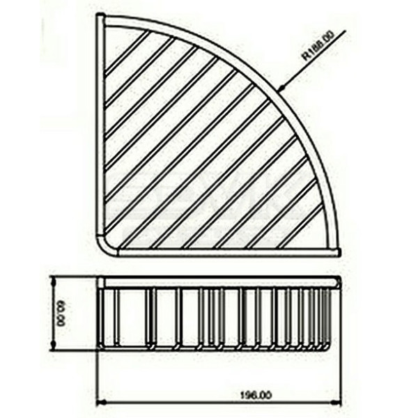 Полочка угловая SMARTsant (SM005AA_R) Полочка угловая SMARTsant (SM005AA_R)