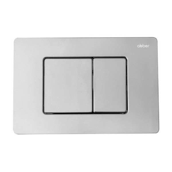 Комплект инсталляция с унитазом Abber Rechteck с клавишей хром (AC1201-AC0105-AC0120)