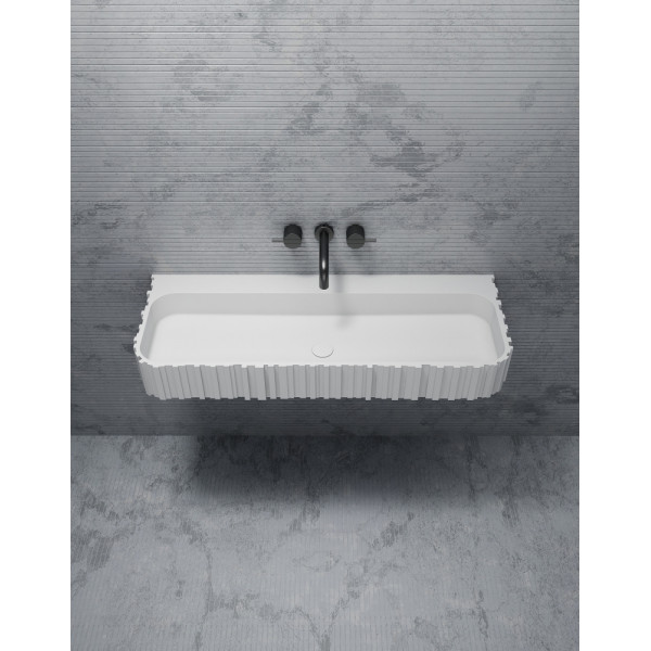 Раковина подвесная Abber Stein 1000x450 белый матовый (AS2652-1.0) Раковина подвесная Abber Stein 1000x450 белый матовый (AS2652-1.0)