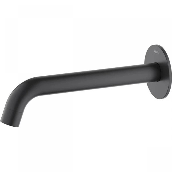 Излив Aquatek Европа 180 мм черный матовый (AQ1341MB)