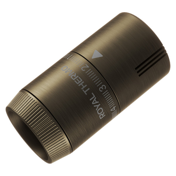 Головка термостатическая М30х1,5 Royal Thermo Design жидкостная (бронза) (RATHDN13015BR) Головка термостатическая М30х1,5 Royal Thermo Design жидкостная (бронза) (RATHDN13015BR)