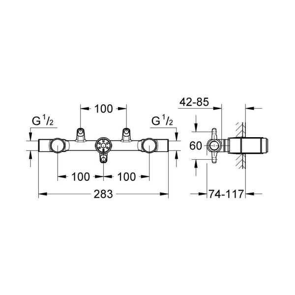 Встраиваемая часть смесителя Grohe Ondus (29025000)