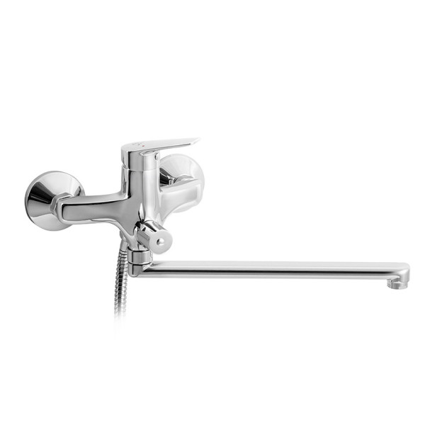 Смеситель для ванны и душа Mofem 611 Brdge хром, с душевым комплектом (83.122.28.50)