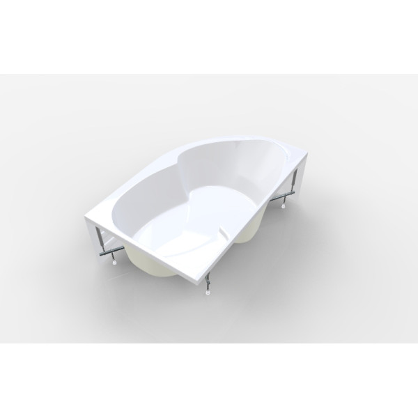 Ванна акриловая 1Marka Diana 160x100 правосторонняя белая (01ди1610п)