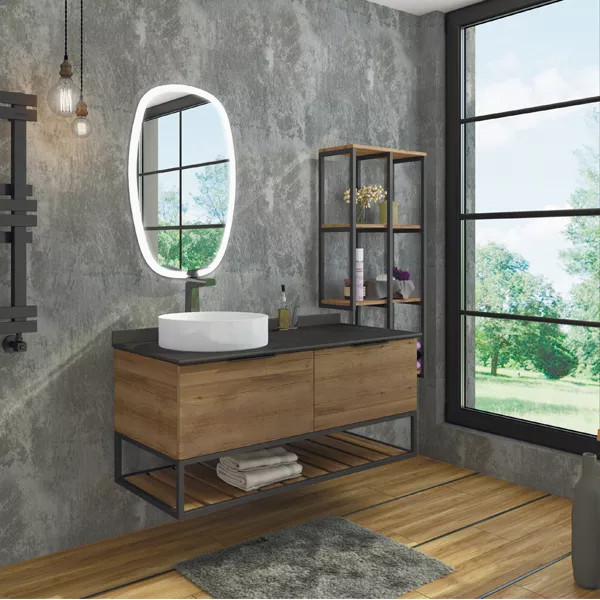 Тумба подвесная Comforty Порто 1200x520x645 дуб темно-коричневый (00-00000828) Тумба подвесная Comforty Порто 1200x520x645 дуб темно-коричневый (00-00000828)