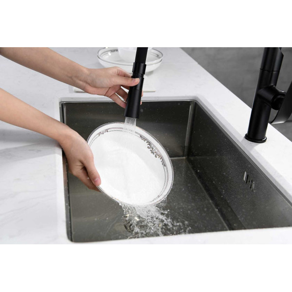 Смеситель для кухни REA Castor Black mat (REA-B6935) Смеситель для кухни REA Castor Black mat (REA-B6935)