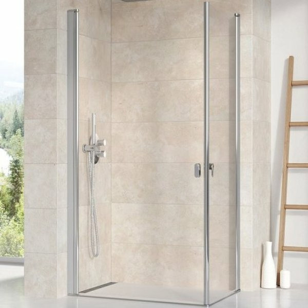 Дверь душевая Ravak Chrome CRV1-80 80x195 стекло прозрачное, профиль хром (1QV40C01Z1)