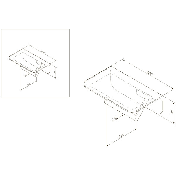 Держатель для туалетной бумаги AM.PM Sensation (A30341500) Держатель для туалетной бумаги AM.PM Sensation (A30341500)
