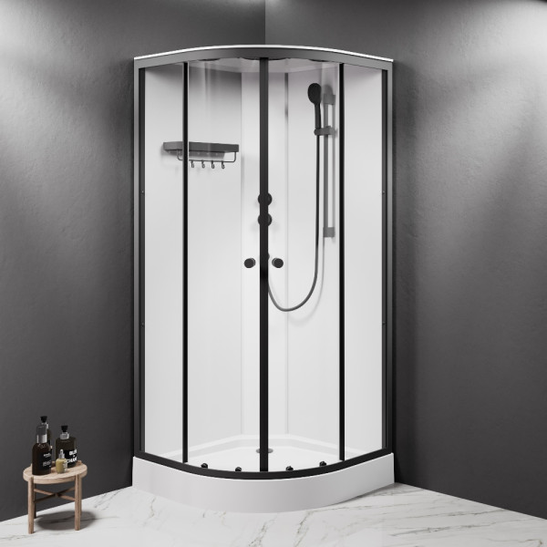 Душевая кабина AM.PM X-Joy 90x90 профиль мат.черный, стекло прозрачное (W94C-401-090BT) Душевая кабина AM.PM X-Joy 90x90 профиль мат.черный, стекло прозрачное (W94C-401-090BT)