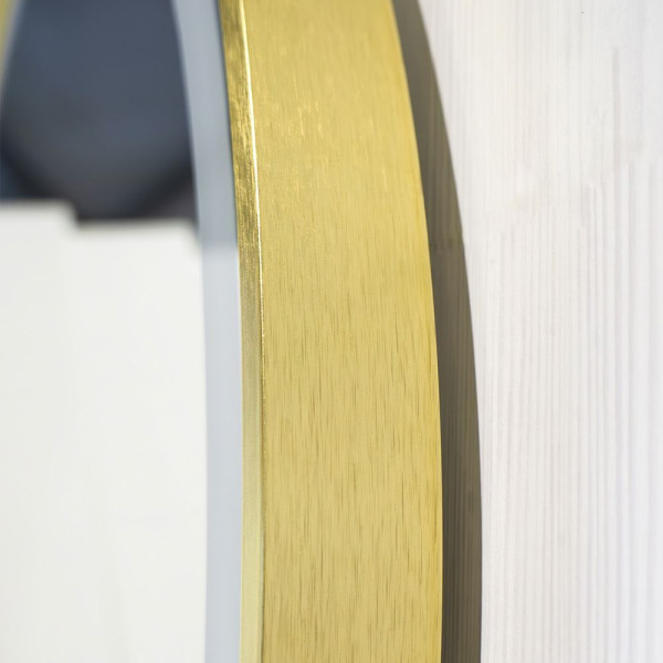 Зеркало Comforty Лея 600x600x31 золото глянцевый (00-00019342)