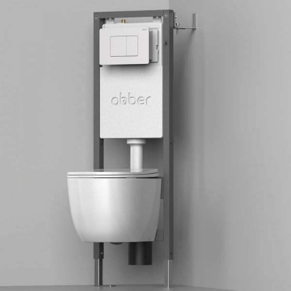 Инсталляция для подвесного унитаза Abber узкая (AC0110)