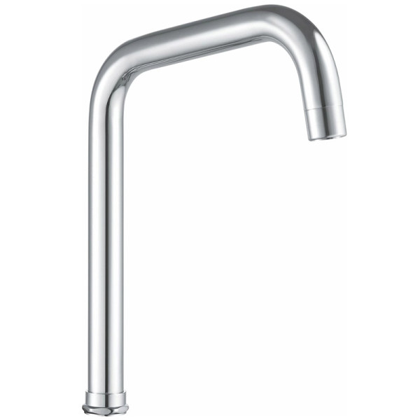 Излив для кухонного смесителя Melodia Г-образный люкс с аэратором 27,5см (MKP30003P)