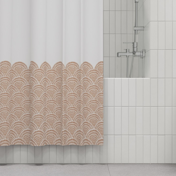 Шторка для ванн текстильная Iddis Base 180x200 коричневая (BW03P18i11) Шторка для ванн текстильная Iddis Base 180x200 коричневая (BW03P18i11)