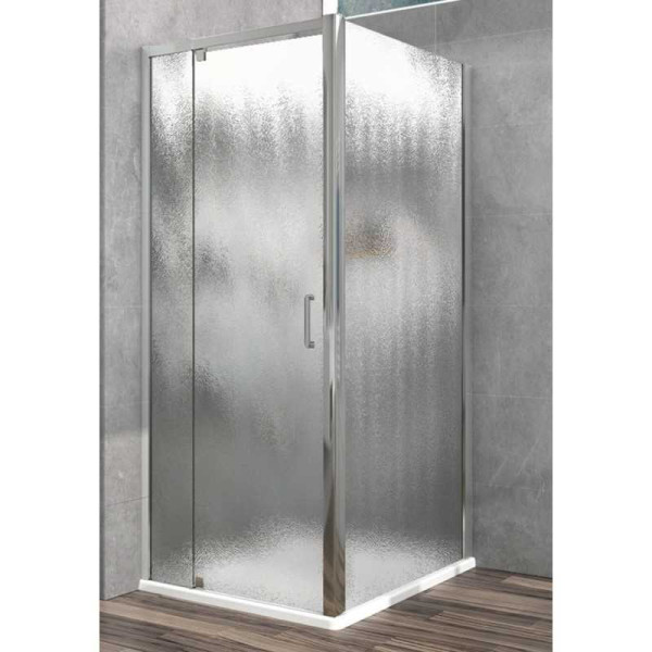 Душевой уголок Vincea Intra 900/1000х800х1900 стекло шиншилла, профиль хром (VSR-1I901080CH)