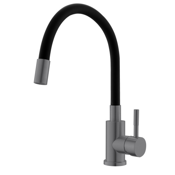 Смеситель для кухни Esko Snake черный (K44Grafit) Смеситель для кухни Esko Snake черный (K44Grafit)