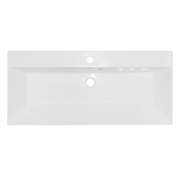 Тумба подвесная Azario с раковиной Эстима 100/2 с раковиной Астория 100 (CS00094585)