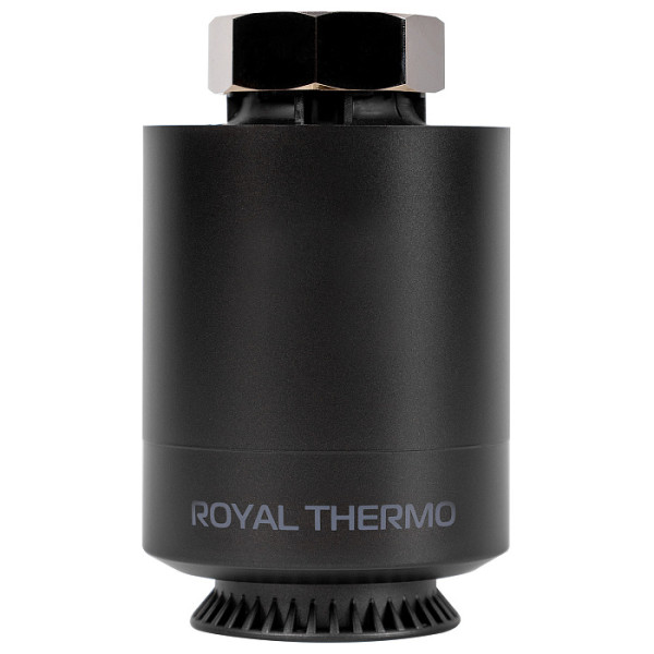 Головка термостатическая М30х1,5 (+click) Royal Thermo Smart Heat электронная (черная) (RTE 77.001B) Головка термостатическая М30х1,5 (+click) Royal Thermo Smart Heat электронная (черная) (RTE 77.001B)
