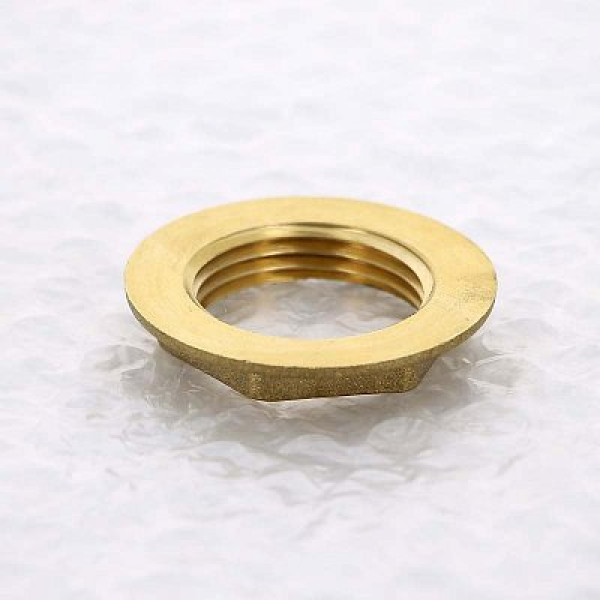 Контргайка 1" с ребордой Uni-Fitt (латунь) 605G4000