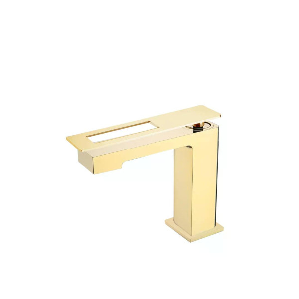 Смеситель для раковины Boheme Q G (золото) (141-GG)