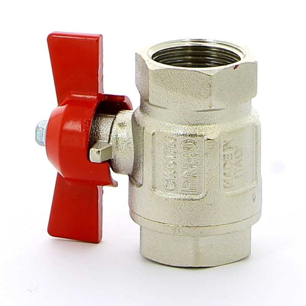 Кран Itap 3/4" ВВ шаровый Ideal (красная бабочка) (0920034)