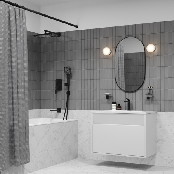 Душевая система Iddis Parker матовый черный (PARBL03i68)