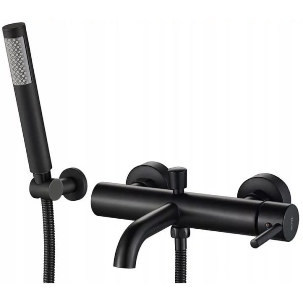 Смеситель для ванны и душа REA Lungo Black mat (REA-B6634)