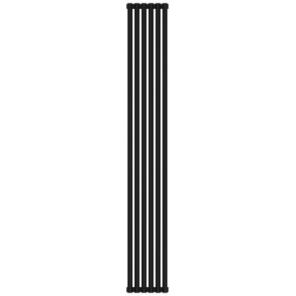 Радиатор стальной Сунержа Эстет 270x1800 6 секций черный матовый (31-0332-1806) Радиатор стальной Сунержа Эстет 270x1800 6 секций черный матовый (31-0332-1806)