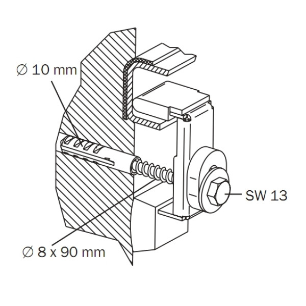 Анкер настенный звукоизолирующий для ванн Kaldewei 2 шт. Анкер настенный звукоизолирующий для ванн Kaldewei 2 шт.
