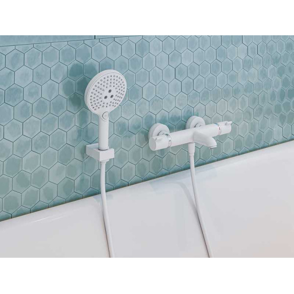 Держатель для ручного душа Hansgrohe белый (28387700) Держатель для ручного душа Hansgrohe белый (28387700)