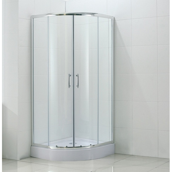 Душевой уголок BandHours Polo 90 90х90 поддон в комплекте, стекло прозрачное, профиль хром