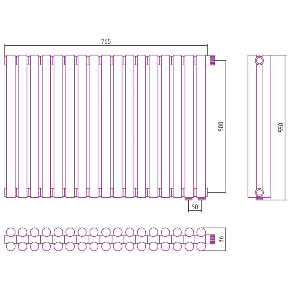 Дизайн-радиатор Сунержа Эстет-11 EU50 500*765 17 секций золотой (03-0312-5017) Дизайн-радиатор Сунержа Эстет-11 EU50 500*765 17 секций золотой (03-0312-5017)