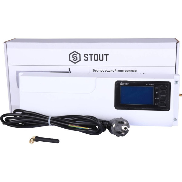 Контроллер для теплого пола беспроводной Stout L-8e (8 зон) (STE-0101-008000)