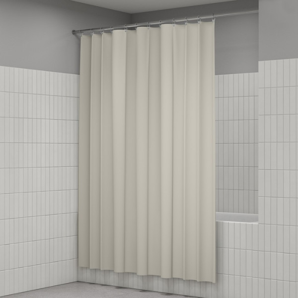 Шторка для ванн текстильная Iddis Base 180x200 бежевая (BS02P18i11)