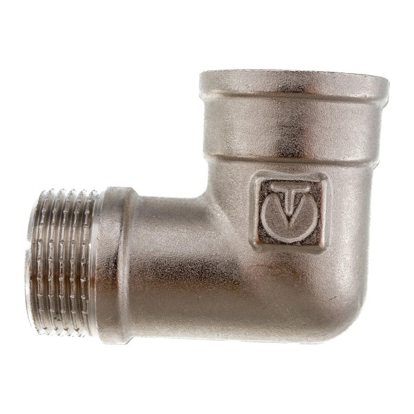 Угольник 3/4" ВН Valtec (никель) (VTr.092.N.0005) Угольник 3/4" ВН Valtec (никель) (VTr.092.N.0005)