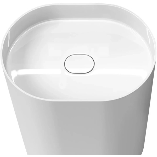 Раковина напольная конгломерат REA Dolce white 52x38,5x85 белая (REA-U4302) Раковина напольная конгломерат REA Dolce white 52x38,5x85 белая (REA-U4302)