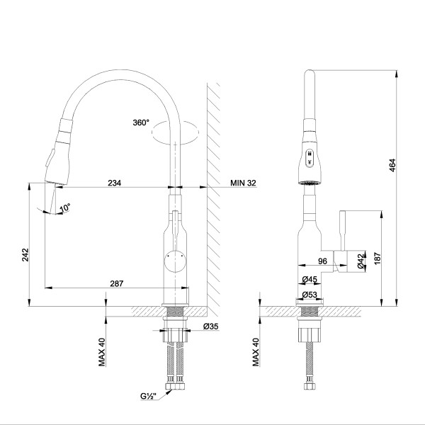 Смеситель для кухни Lemark Expert с гибким изливом матовый/красный (LM5082S-Red) Смеситель для кухни Lemark Expert с гибким изливом матовый/красный (LM5082S-Red)
