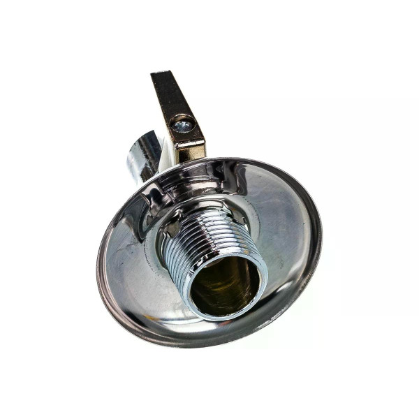 Кран угловой 1/2"x3/4" шаровый для стиральной машины хром Giacomini (GIA R614X004)