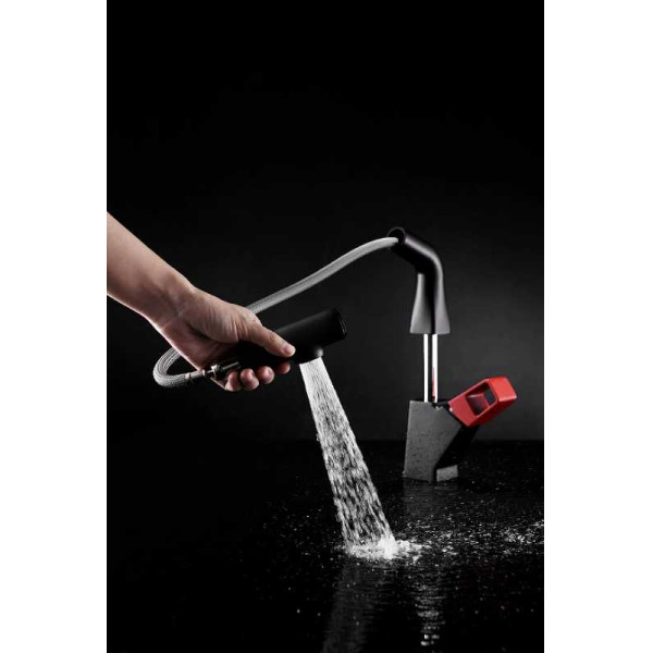 Смеситель для кухни Lemark Soul черный (LM6008BL) Смеситель для кухни Lemark Soul черный (LM6008BL)
