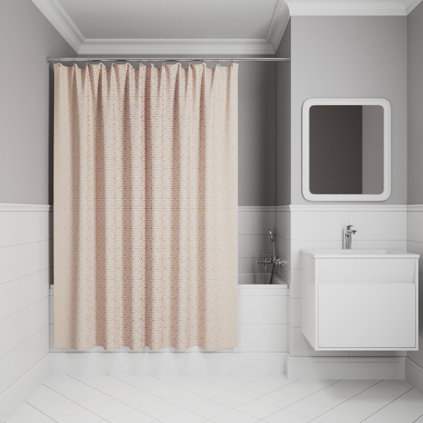 Шторка для ванны текстиль Iddis 200x240 полиэстер розовый (BG01P24i11) Шторка для ванны текстиль Iddis 200x240 полиэстер розовый (BG01P24i11)