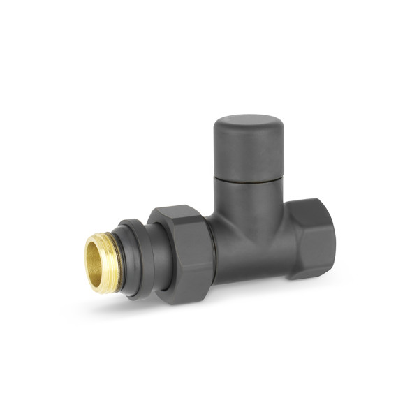 Клапан настроечный прямой 1/2" Varmega VMDV04 (черный) (VMDV04-210404)
