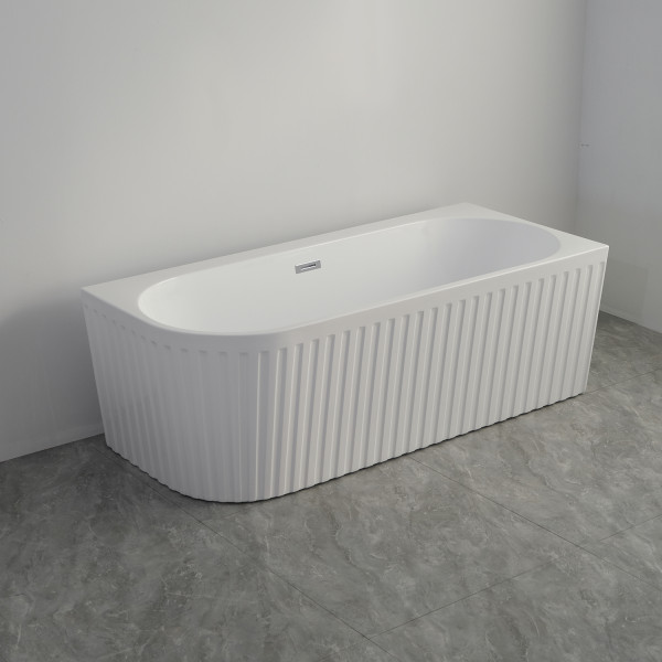 Ванна акриловая Azario Lago Garda 160x75x58 белая правосторонняя (AZ-6724-A2 R 16075)