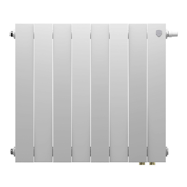 Радиатор биметаллический Royal Thermo PianoForte 500 Белый VR80 (8 секций) (RTPWVR803050008)