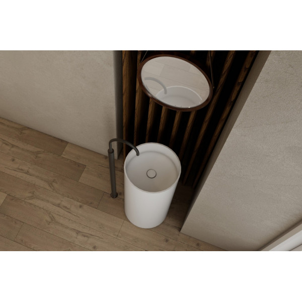 Раковина напольная Stein (белый матовый) Раковина напольная Stein (белый матовый)